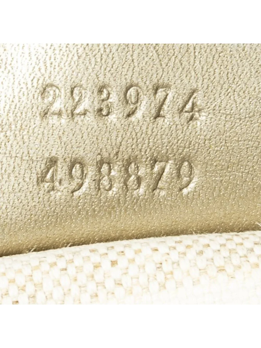 Gucci Ski Boston Beige Gold GG Canvas Shoulder